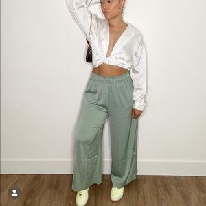 *NWT* H&M satin pants